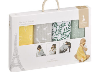 Set de 4 langes color