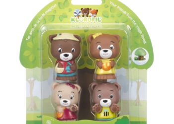 Lot de 4 personnages famille “Browny”